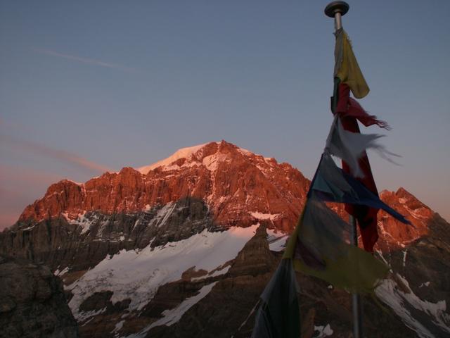 der Tödi im Abendrot