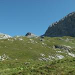 bei Melchplatz 2116 m.ü.M. geht es nicht mehr so steil, weiter aufwärts