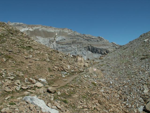 wir haben die Beggilücke 2537 m.ü.M. erreicht