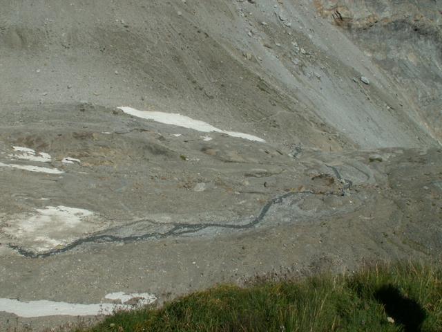 Blick runter zum Gletscherchopf 2361 m.ü.M.