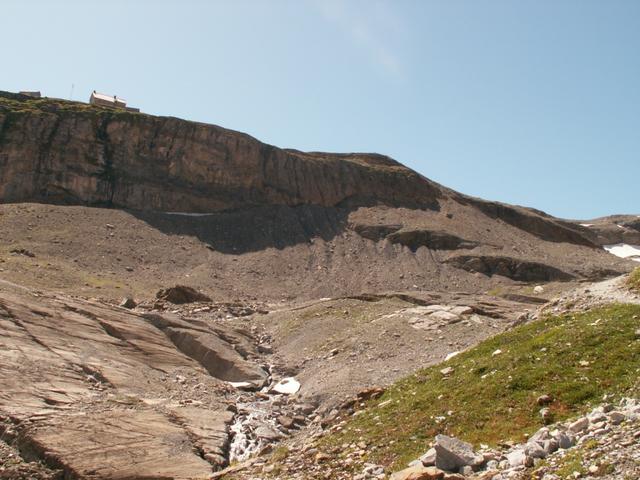 Blick nochmals zurück Richtung Claridenhütte