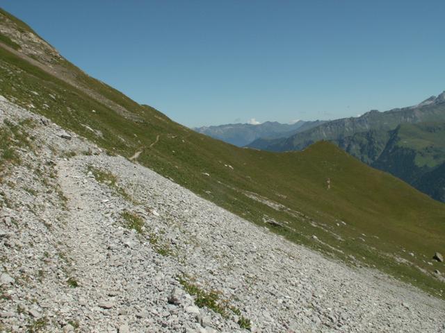 fast endlos zieht sich der Höhenweg weiter Richtung Malor