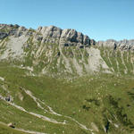 Breitbildfoto Fisetenalp mit Fisetenpass