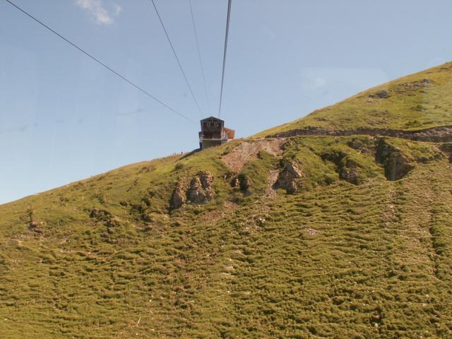 Blick zurück zur Bergstation