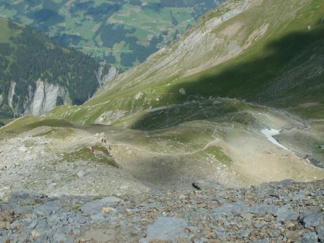 Blick runter nach Brüschegg