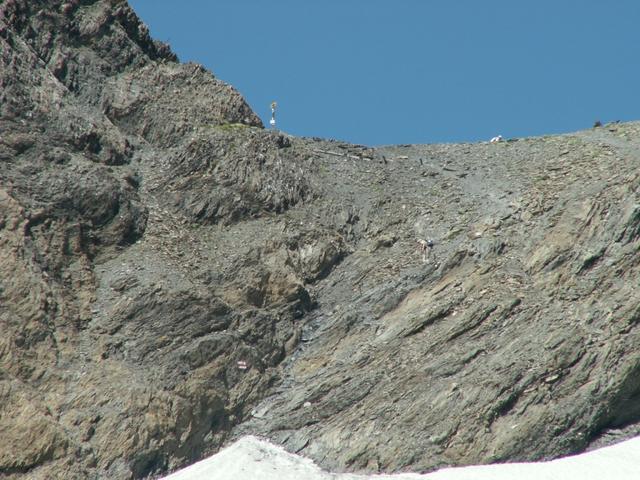 das abschüssige Teilstück rangezoomt