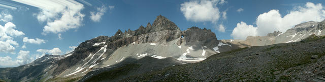 super Breitbildfoto vom UNESCO Weltnaturerbe "Tektonik Arena Sardona"