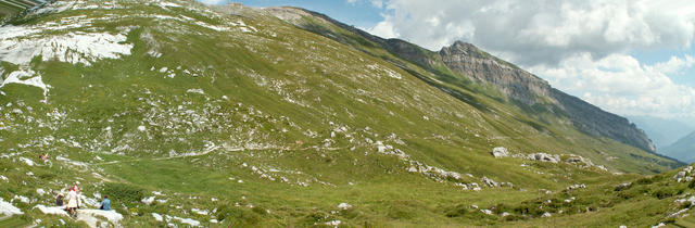 Breitbildfoto vom Höhenweg Richtung Naraus