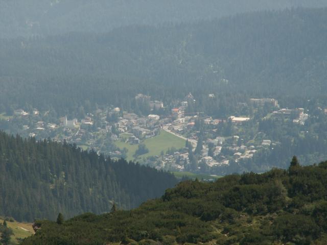 Blick runter nach Flims