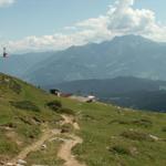 wir haben die Bergstation der Seilbahn in Naraus erreicht 1840 m.ü.M.