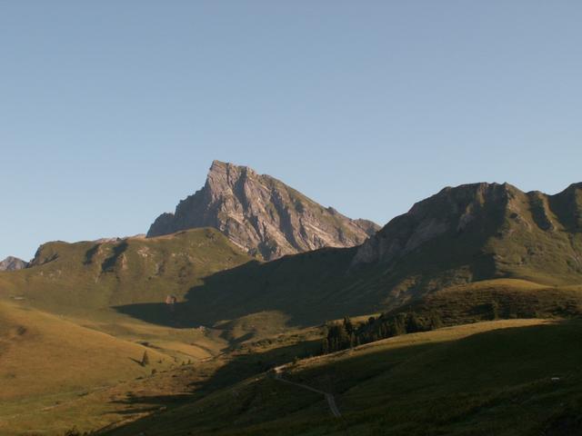 Blick Richtung Kamm mit Glegghorn