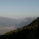 Blick Richtung Sargans mit Gonzen