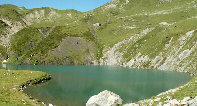 Breitbildfoto vom Oberst See 2030 m.ü.M.