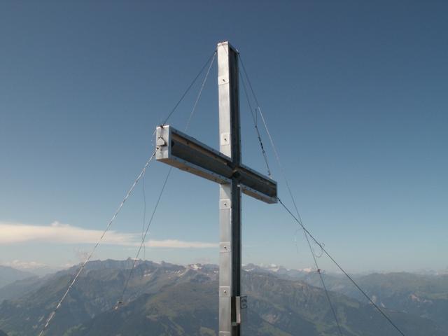 das Gipfelkreuz auf dem Falknis