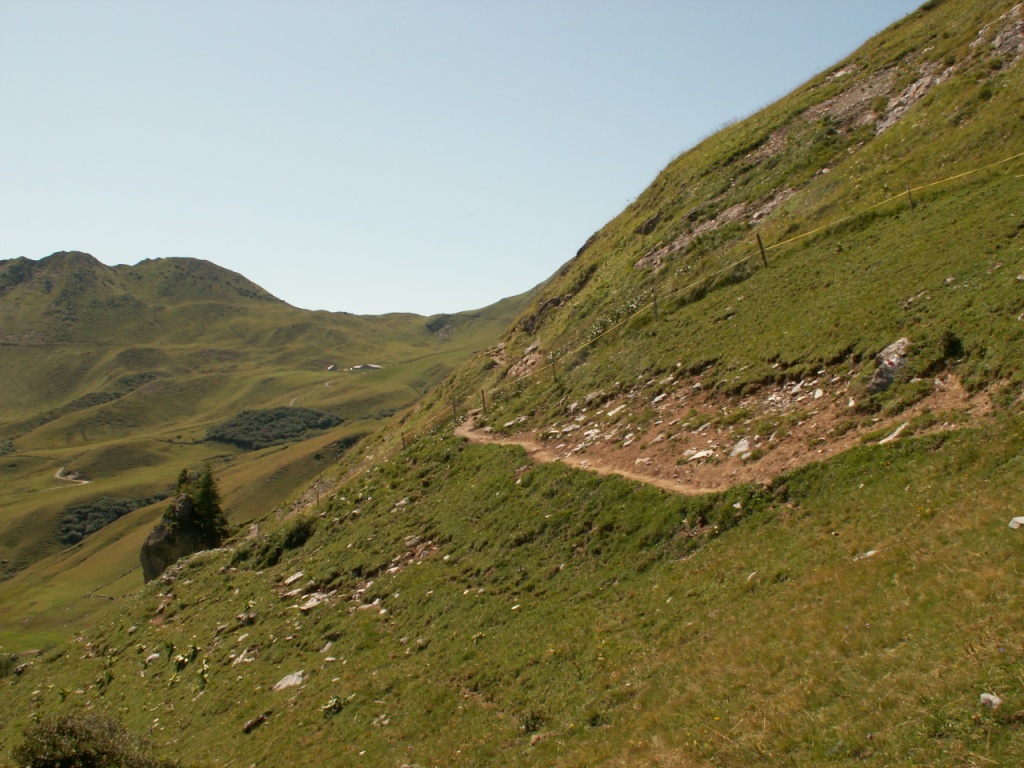 auf dem Weg Richtung Kamm