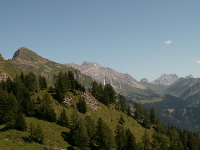 Blick Richtung Schesaplana und Drusenfluh