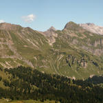 Breitbildfoto der Meienfelder Alpen