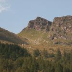 gut ersichtlich der Wanderweg der einem zum Pass de Buffalora bringt