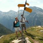 Mäusi und Siegfried bei der Wegkontrolle