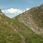 Blick zurück zum Pass de Buffalora