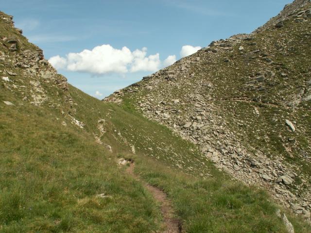 Blick zurück zum Pass de Buffalora