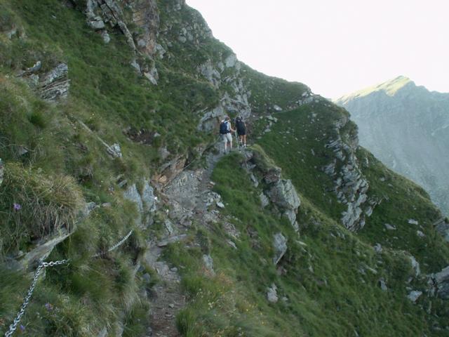 kurz vor dem bekannten Couloir