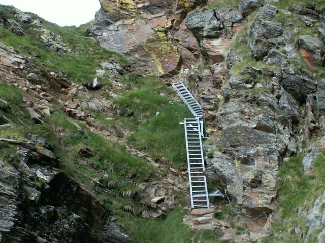 Couloir wurde mittels einer Eisenleiter entschärft