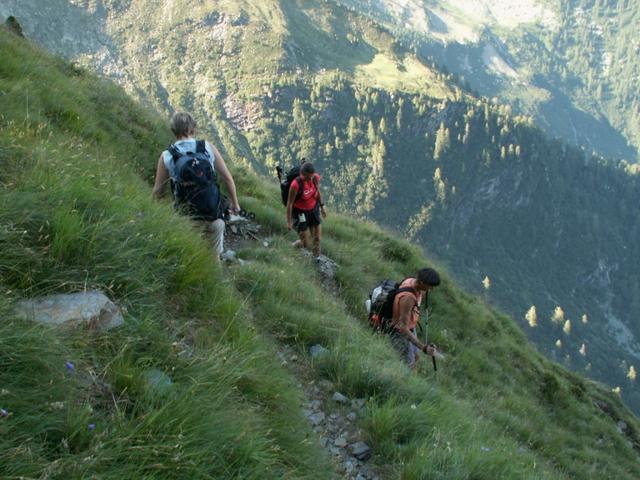 hier muss man konzentriert runterlaufen