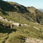 auf dem Weg zur Alp d'Aion