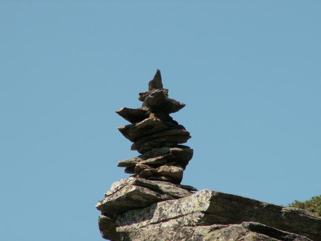 Steinmänndli auf dem Mottone 2100 m.ü.M.