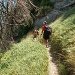 wirklich ein sehr schöner Bergpfad, der einem nach St. Maria runterbringt