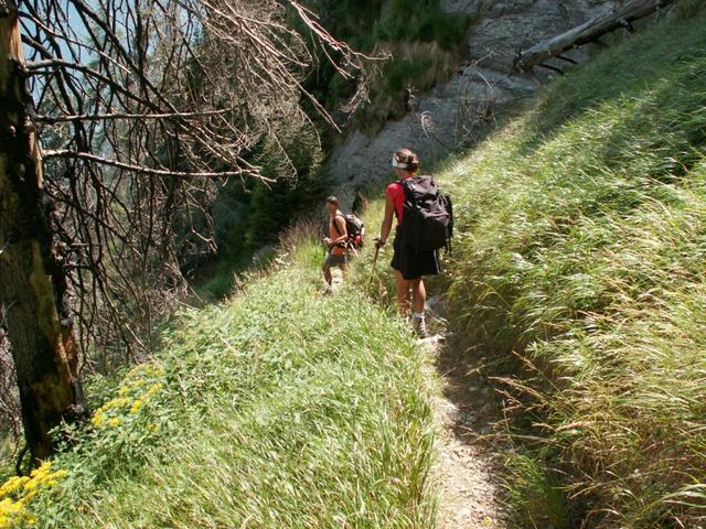 wirklich ein sehr schöner Bergpfad, der einem nach St. Maria runterbringt