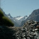 Blick Richtung klein Tödi mit Sandfirn