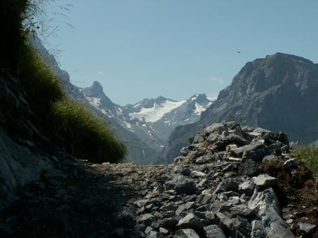 Blick Richtung klein Tödi mit Sandfirn