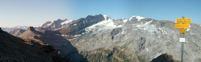 Breitbildfoto mit vorder und hinter Schiben, Griessfirn und Selbsanft
