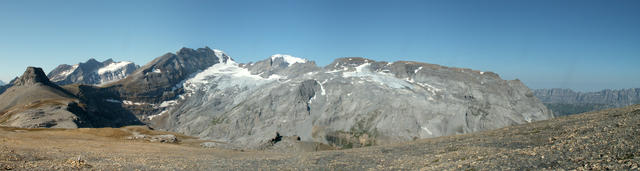 Breitbildfoto beim Kistenpass, Kistenstöckli, vorder und hinter Schiben, Griessfirn und Selbsanft