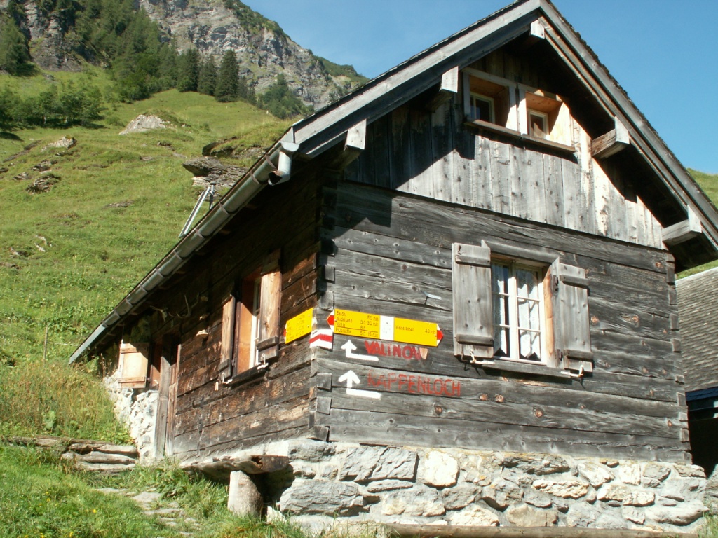 Alphütte bei Unterlavtina 1308 m.ü.M.