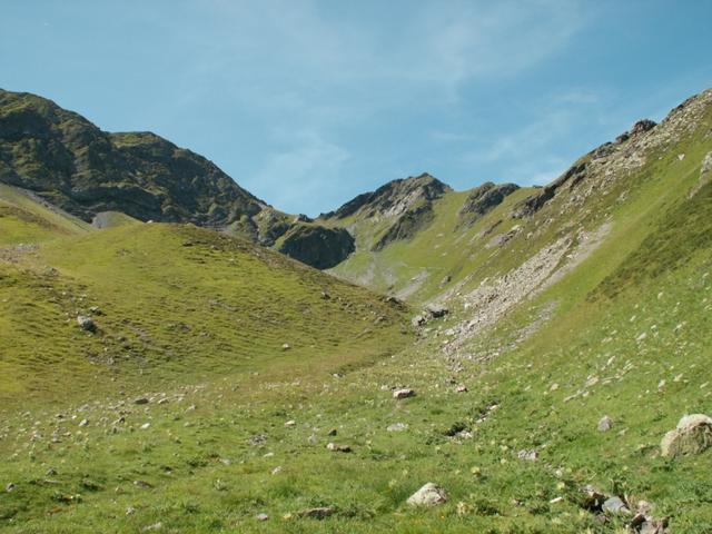 schon von weitem sieht man den Heidelpass