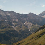 Breitbildfoto vom Heidelpass, Richtung Ringelspitz-Sardona Gebiet