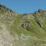 Blick zurück zum Heidelpass