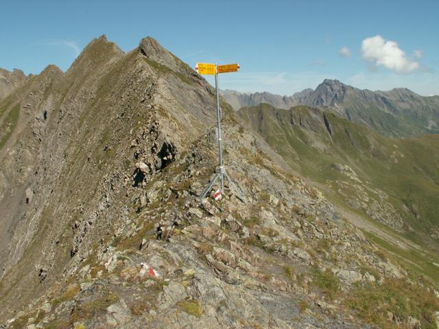 auf dem Heubützlipass 2468 m.ü.M.