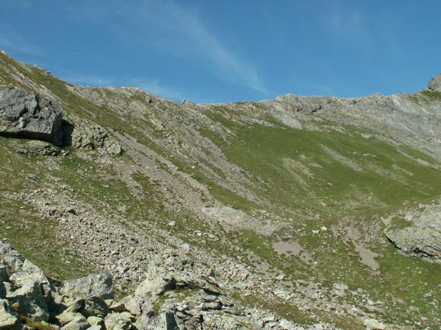 Blick zurück zum Heubützlipass