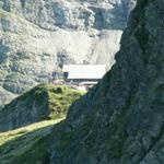 die Sardonahütte liegt noch in der Sonne