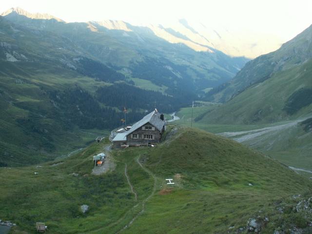 die Sardonahütte von oben gesehen