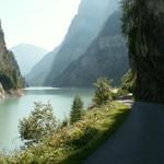 kurz nach St.Martin, sieht der Gigerwaldstausee wie ein Fjord aus