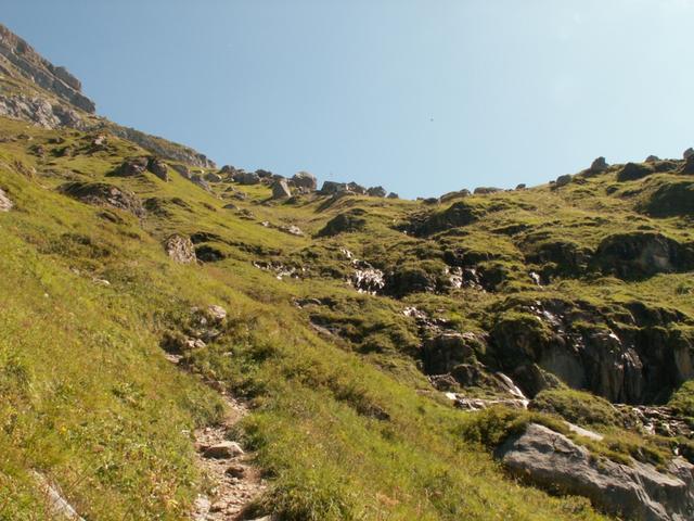 bei Spitzplanggen mit Blick zur Glärnischhütte