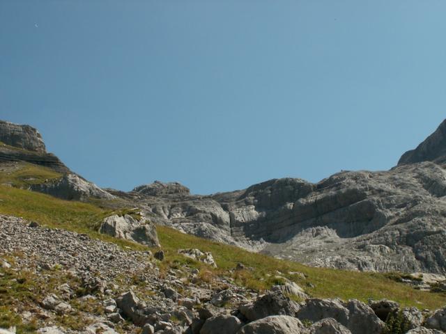 noch über eine Stunde müsste man laufen bis zum Gletscher