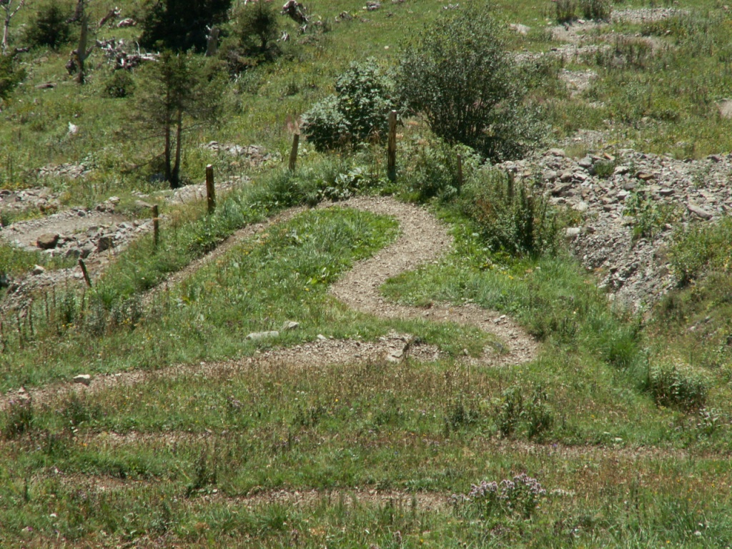 der Bergweg als Herzform