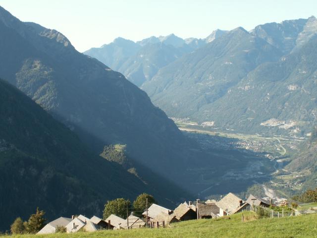 Aussicht vom Ristorante-Ostello Monte Dagro