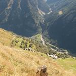 tief unten im Val Malvaglia liegt Madra